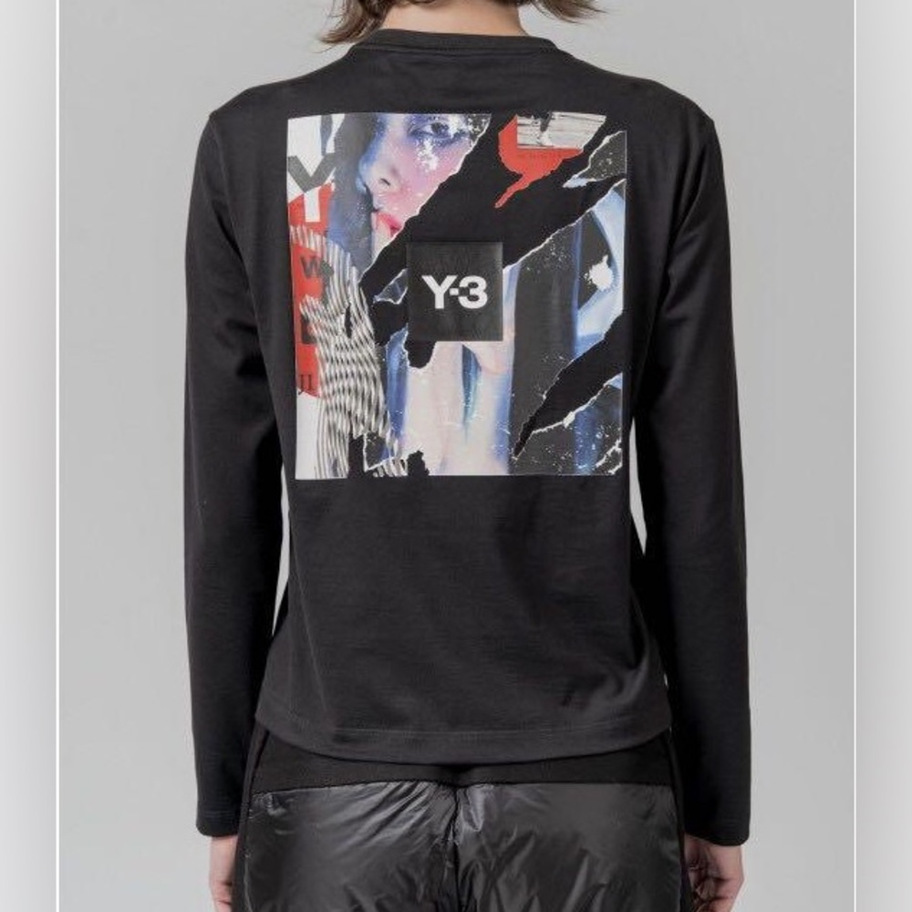 Y-3 Ch1 Gfx Yohji Yamamoto Adidas‎ Graphic Longsleeve Medium